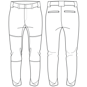 Fashion sewing patterns for Softball pants 7357